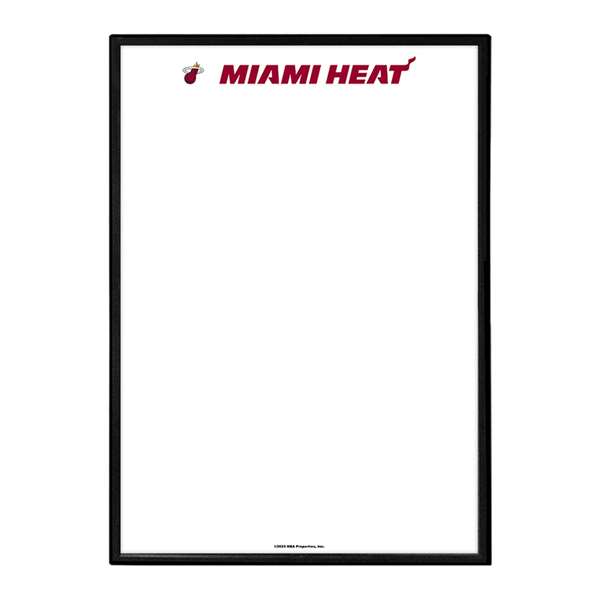 Miami Heat: Framed Dry Erase Wall Sign