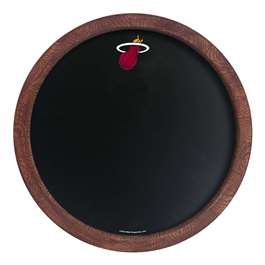 Miami Heat: "Faux" Barrel Framed Chalkboard