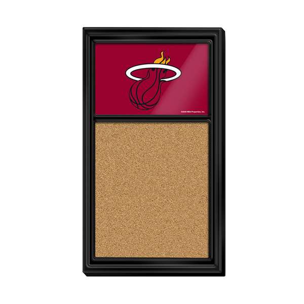 Miami Heat: Cork Note Board