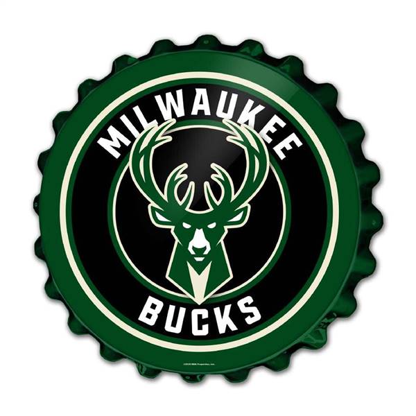 Milwaukee Bucks: Bottle Cap Wall Sign