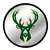 Milwaukee Bucks: Modern Disc Mirrored Wall Sign