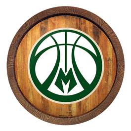 Milwaukee Bucks: Logo - "Faux" Barrel Top Sign