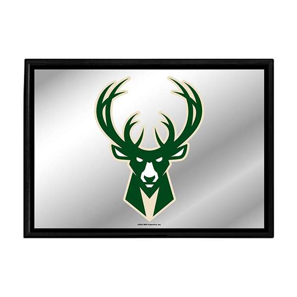Milwaukee Bucks: Framed Mirrored Wall Sign