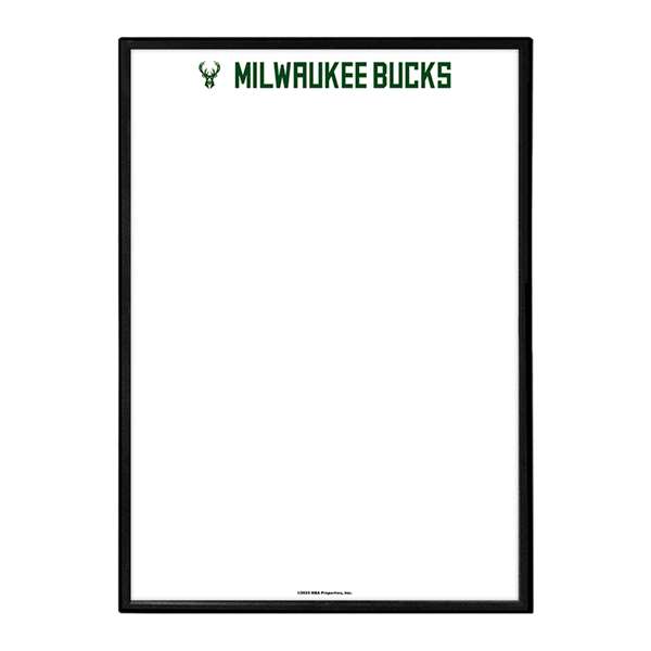 Milwaukee Bucks: Framed Dry Erase Wall Sign