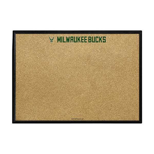 Milwaukee Bucks: Framed Corkboard