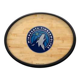 Minnesota Timberwolves: Oval Slimline Lighted Wall Sign