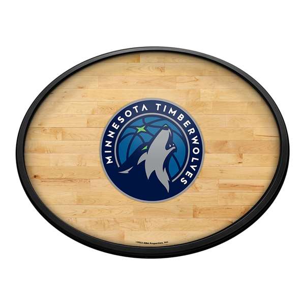Minnesota Timberwolves: Oval Slimline Lighted Wall Sign