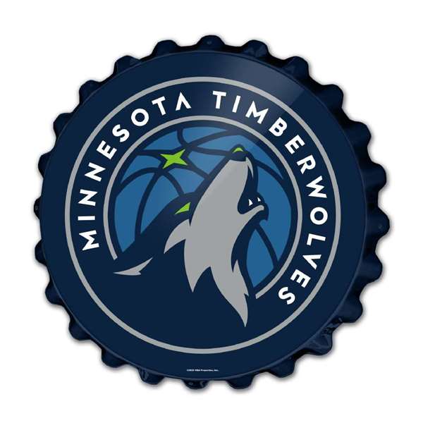 Minnesota Timberwolves: Bottle Cap Wall Sign
