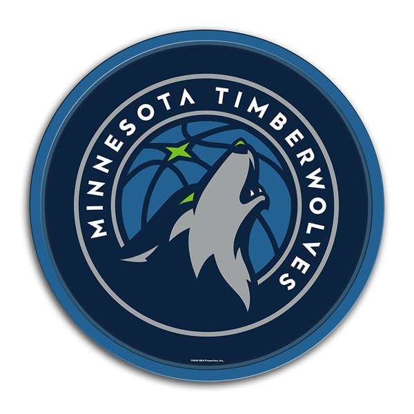 Minnesota Timberwolves: Modern Disc Wall Sign