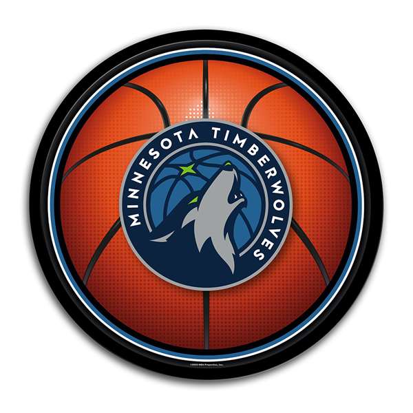 Minnesota Timberwolves: Basketball - Modern Disc Wall Sign