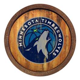 Minnesota Timberwolves: "Faux" Barrel Top Sign