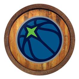 Minnesota Timberwolves: Logo - "Faux" Barrel Top Sign