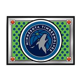 Minnesota Timberwolves: Team Spirit - Framed Mirrored Wall Sign