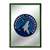 Minnesota Timberwolves: Framed Mirrored Wall Sign