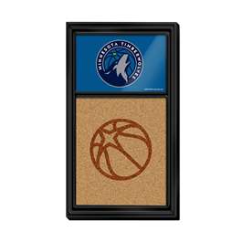 Minnesota Timberwolves: Dual Logo - Cork Note Board