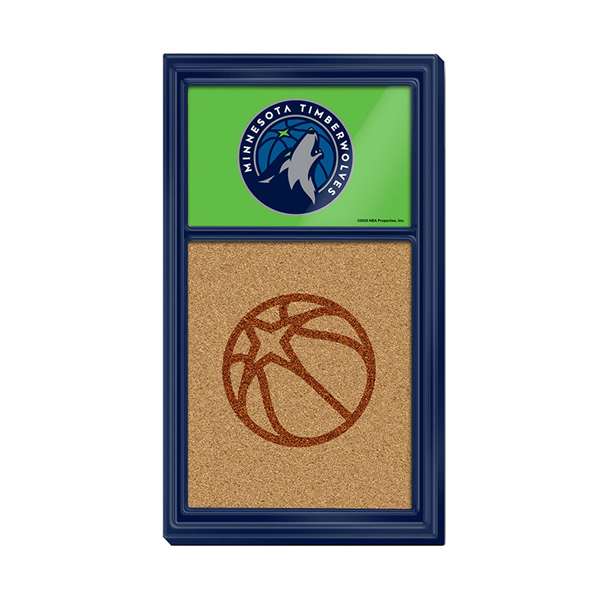 Minnesota Timberwolves: Dual Logo - Cork Note Board