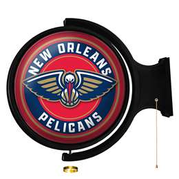 New Orleans Pelicans: Original Round Rotating Lighted Wall Sign