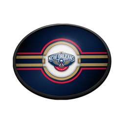 New Orleans Pelicans: Oval Slimline Lighted Wall Sign