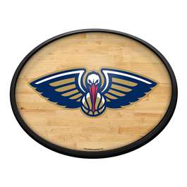 New Orleans Pelicans: Oval Slimline Lighted Wall Sign