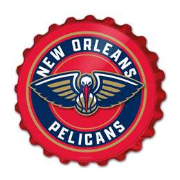 New Orleans Pelicans: Bottle Cap Wall Sign