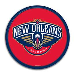 New Orleans Pelicans: Modern Disc Wall Sign