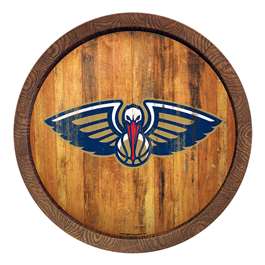 New Orleans Pelicans: "Faux" Barrel Top Sign