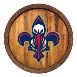 New Orleans Pelicans: Logo - "Faux" Barrel Top Sign