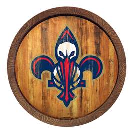 New Orleans Pelicans: Logo - "Faux" Barrel Top Sign