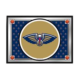 New Orleans Pelicans: Team Spirit - Framed Mirrored Wall Sign