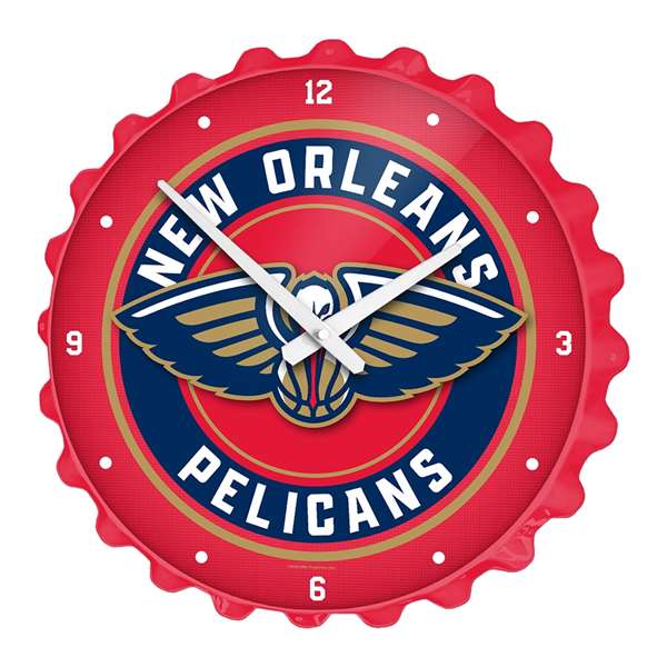 New Orleans Pelicans: Bottle Cap Wall Clock