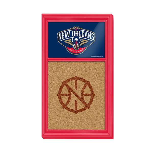 New Orleans Pelicans: Secondary Logo -  Cork Note Board