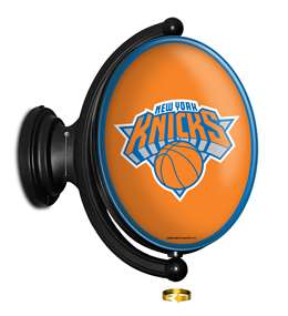 New York Knicks: Original Oval Rotating Lighted Wall Sign