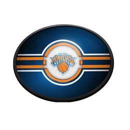 New York Knicks: Oval Slimline Lighted Wall Sign