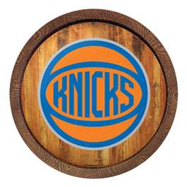 New York Knicks: Logo - "Faux" Barrel Top Sign