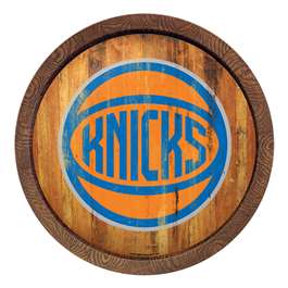 New York Knicks: Logo - "Faux" Barrel Top Sign