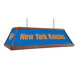 New York Knicks: Premium Wood Pool Table Light