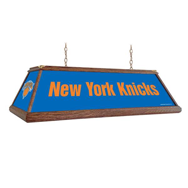 New York Knicks: Premium Wood Pool Table Light