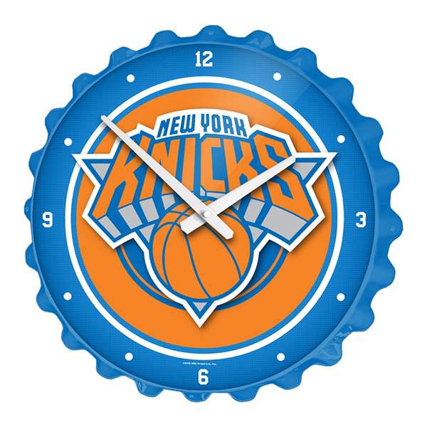 New York Knicks: Bottle Cap Wall Clock