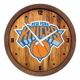 New York Knicks: "Faux" Barrel Top Clock