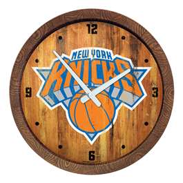 New York Knicks: "Faux" Barrel Top Clock