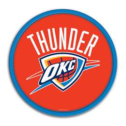 Oklahoma City Thunder: Modern Disc Wall Sign