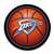 Oklahoma City Thunder: Basketball - Modern Disc Wall Sign