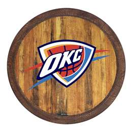 Oklahoma City Thunder: "Faux" Barrel Top Sign