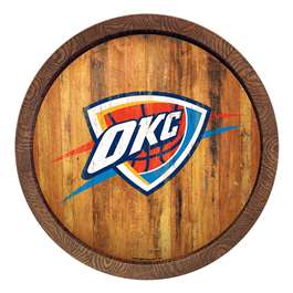 Oklahoma City Thunder: "Faux" Barrel Top Sign