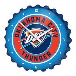 Oklahoma City Thunder: Bottle Cap Wall Clock