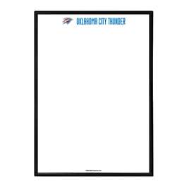 Oklahoma City Thunder: Framed Dry Erase Wall Sign