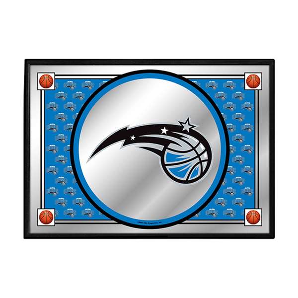 Orlando Magic: Team Spirit - Framed Mirrored Wall Sign