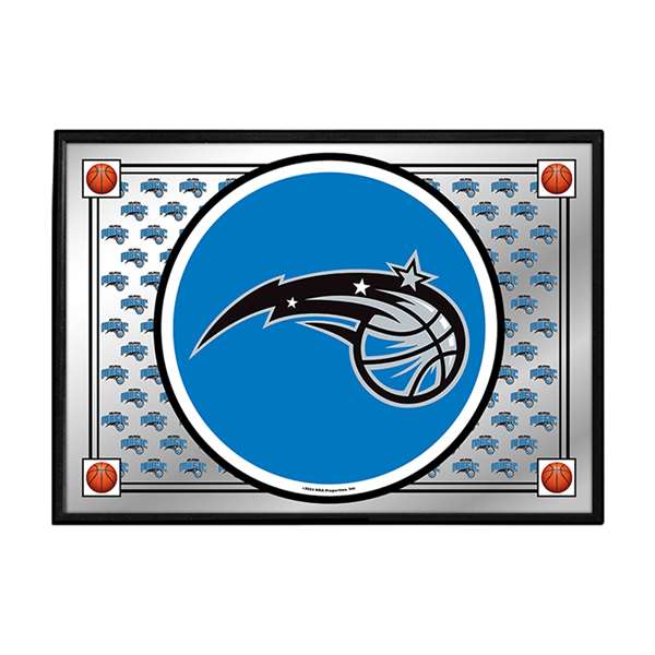 Orlando Magic: Team Spirit - Framed Mirrored Wall Sign