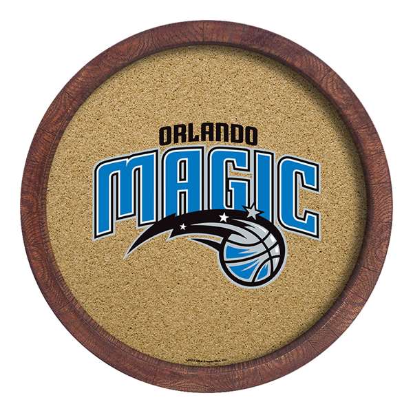 Orlando Magic: "Faux" Barrel Framed Cork Board