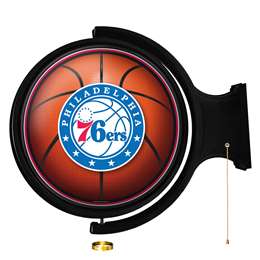 Philadelphia 76ers: Basketball - Original Round Rotating Lighted Wall Sign    